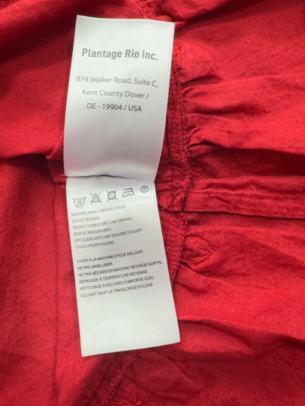 FARM Rio Red Ruffled Smocked Women's Top - Picture 10 of 11